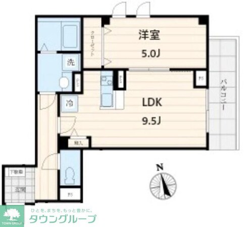 パインヒルズの物件間取画像